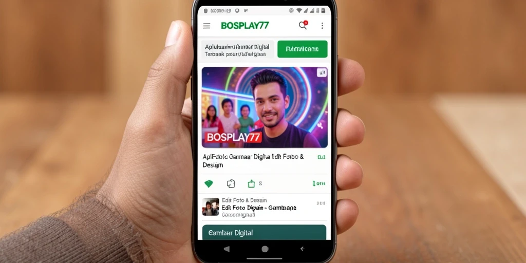 Tampilan antarmuka BOSPLAY77 yang ramah pengguna dan profesional.