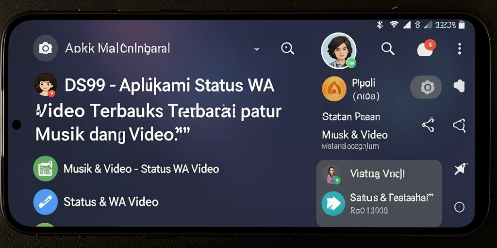 Tampilan antarmuka aplikasi DS99 yang menarik dan mudah digunakan.