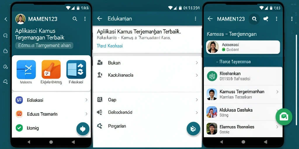 Antarmuka modern dan fungsi terjemahan cepat MAMEN123.