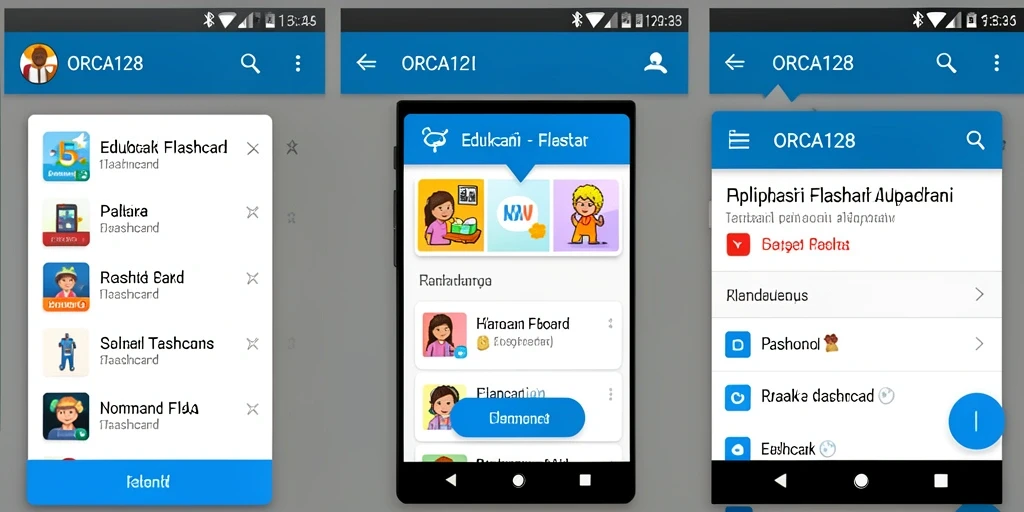 Tampilan antarmuka ORCA128 yang interaktif dan menarik.